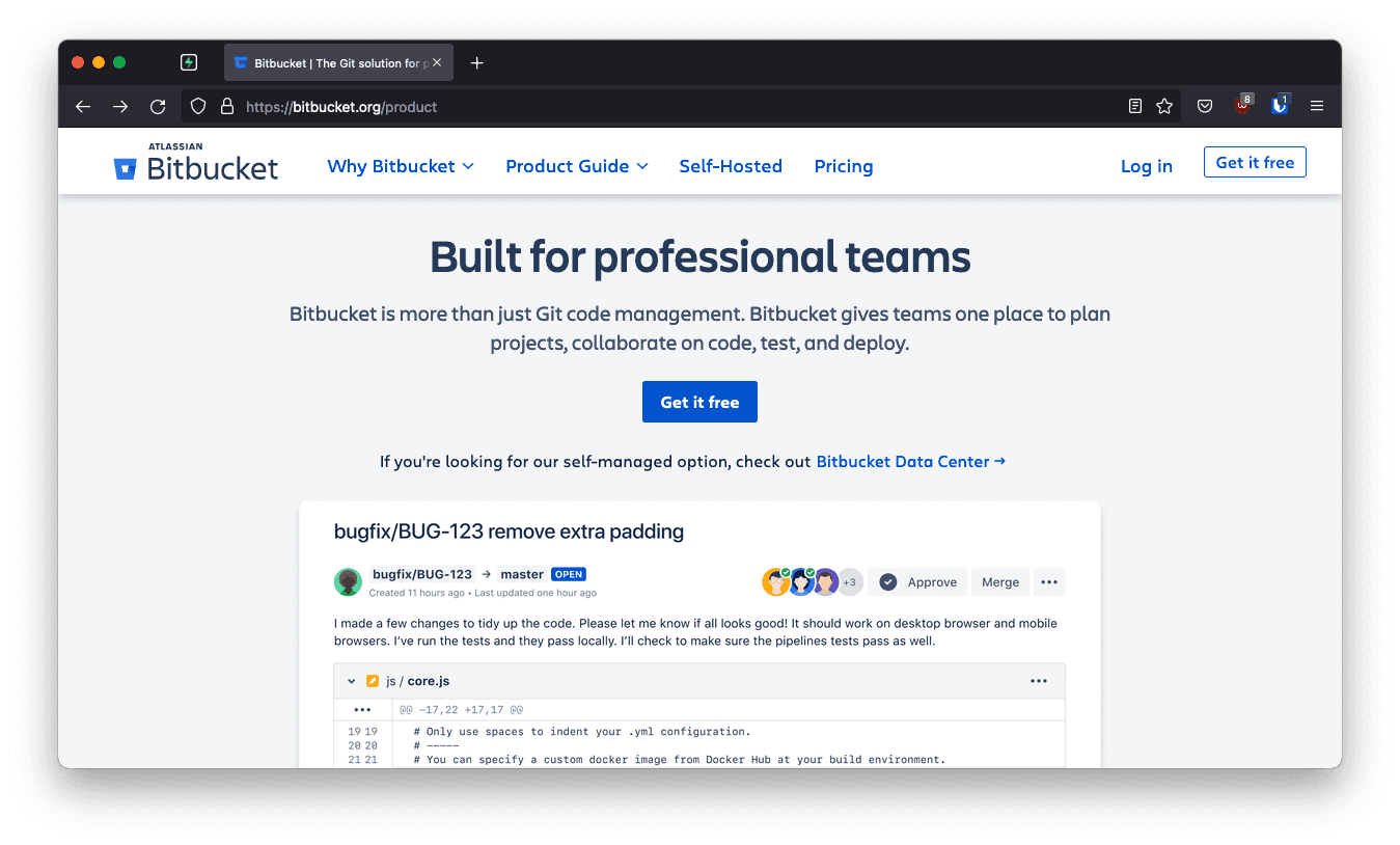 Bitbucket Developer Portal.